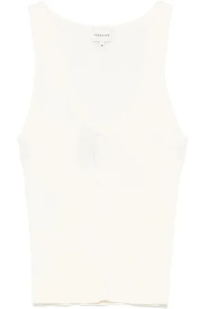Herskind Tops, Dames, Wit, M, Gebreide top voor vrouwen