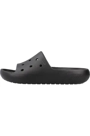 Crocs Schoenen, Dames, Zwart, 43 EU, Klassieke Slide Sandalen