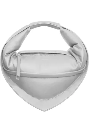 Federico Cina Tassen, Dames, Grijs, ONE Size, Grijze Tortellino Tas
