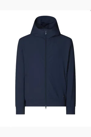 save the duck Jassen, Heren, Blauw, XL, Blauwe Luiz Hoody Jas met Rits