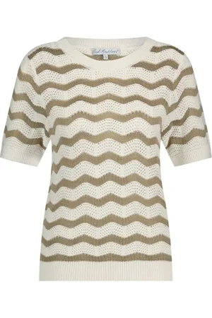 Red Button Truien, Dames, , M, Zigzag Pebble Korte Mouw Trui