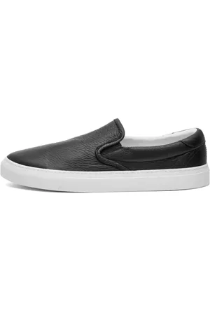 Diemme Schoenen, Heren, Zwart, 41 EU, Zwarte Nappa Leren Slip-On Sneakers
