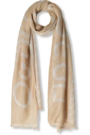 Liu Jo Accessoires, Dames, , ONE Size, Elegante Logo Sjaal voor Vrouwen