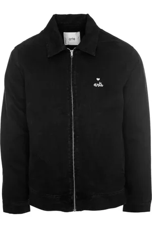 Arte Antwerp Jassen, Heren, Zwart, 2Xl, Hart Logo Rits Jas
