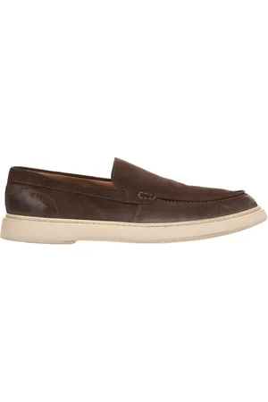 Moma Schoenen, Heren, Bruin, 41 EU, Suède, Bruine Suède Loafers Stijlvolle Look