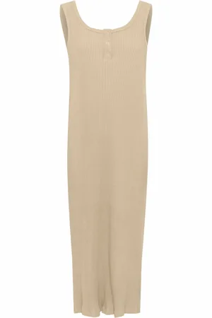 Karen by Simonsen Kleedjes, Dames, , 2Xl, Chinchilla Jurk met Brede Bandjes