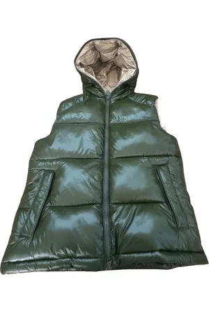 save the duck Jassen, Heren, Groen, S, Hooded Dexter Gilet in Pine