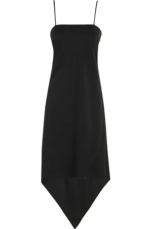 Helmut Lang Kleedjes, Dames, Zwart, 3Xs, Jurk met sjaalzoom