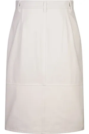 Jil Sander Rokken, Dames, Wit, M, Katoen, Witte Katoenen Rok