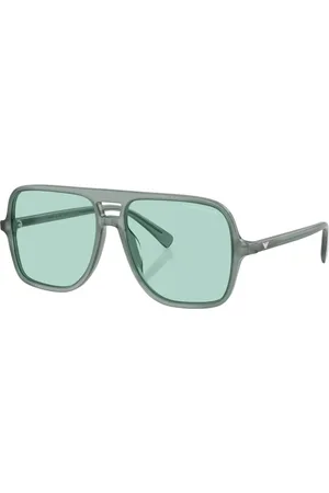 Emporio Armani Accessoires, unisex, Grijs, 57 MM, 4252U Zonnebril Stijlvol Modern Ontwerp