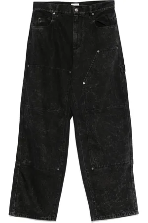Isabel Marant Jeans, Heren, Zwart, W33, Zwarte Jeans met Klassieke Stijl