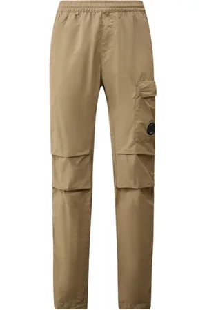 C.P. Company Broeken, Heren, Bruin, M, Nylon, Reguliere Nylon Cargo Broek