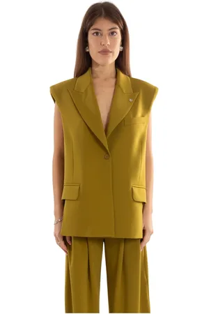 ANIYE BY Jassen, Dames, Groen, M, Oversize Vest in Bella Stijl