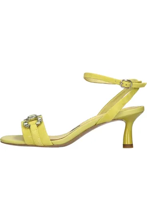 Emanuélle vee Schoenen, Dames, Geel, 37 EU, Leer, Sandalen Geel