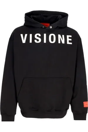 Vision Of Super Sweatshirts & Hoodies, Heren, Zwart, L, Katoen, Zwarte hoodie met zeemeerminprint