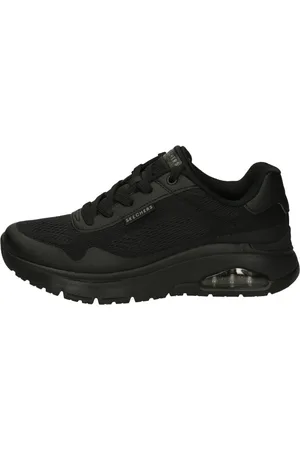Skechers Schoenen, Dames, Zwart, 41 EU, Lente Op Lucht Trendy Sneaker