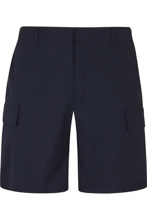 K-Way Korte broeken, Heren, Blauw, M, Polyester, Blauwe Technische Bermuda Shorts