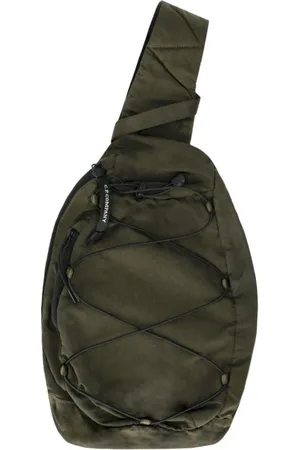 C.P. Company Tassen, Heren, Groen, ONE Size, Nylon, Militair Groene Nylon Rugzak
