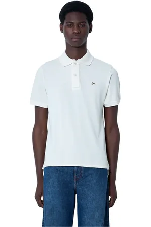 ERL Tops, Heren, Wit, M, Katoen, Klassieke Katoenen Poloshirt