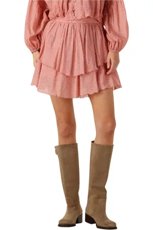 AMAYA Amsterdam Rokken, Dames, Roze, S, Roze Minirok met Speelse Charme