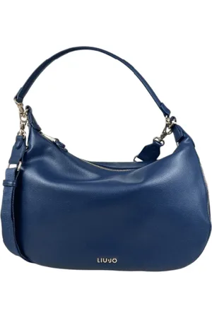 Liu Jo Tassen, Dames, Blauw, ONE Size, Blauwe Hobo Schoudertas