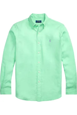 Ralph Lauren Overhemden, Heren, Groen, L, -Hemd