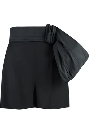 Alexander McQueen Korte broeken, Dames, Zwart, S, Wol, Broeken