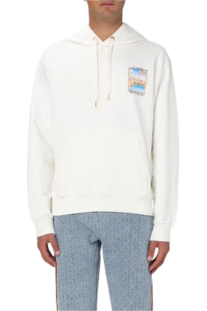 Casablanca Sweatshirts & Hoodies, Heren, Wit, M, Grafische Print Sweater in Wit