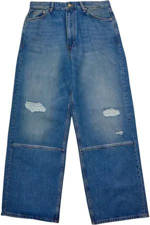 Won Hundred Jeans, Heren, Blauw, W33 L32, Denim, Vintage Denim Jeans Las Vegas Blauw