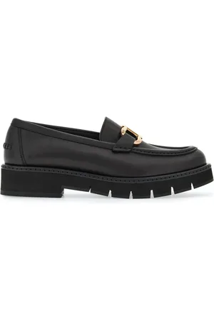 Salvatore Ferragamo Schoenen, Dames, Zwart, 38 1/2 EU, Zwarte Maryan Lug Modieuze Schoenen