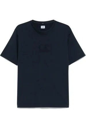 C.P. Company Tops, Heren, Blauw, L, Katoen, Katoenen T-shirt