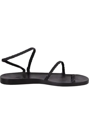 Ancient Greek Sandals Schoenen, Dames, Zwart, 36 EU, Leer, Gevlochten leren sandaal