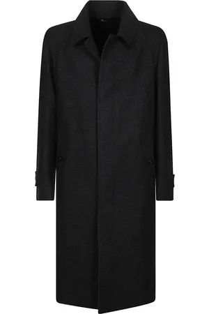 LARDINI Mantels, Heren, Grijs, M, Wol, Stijlvolle Winterjas voor Mannen