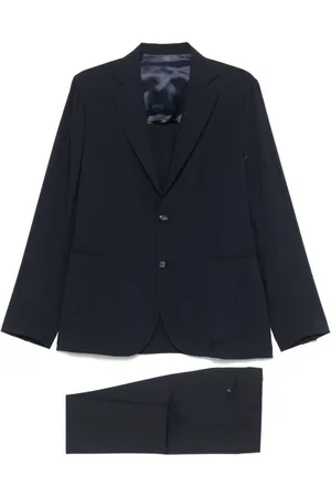 BARBA Pakken, Heren, Blauw, XL, Stijlvol herenpak in blauw