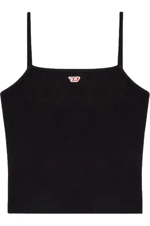 Diesel Tops, Dames, Zwart, XS, Stijlvolle TOP voor Mannen