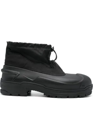 ROA Schoenen, Heren, Zwart, 41 EU, Zwarte rubberen lage laarzen