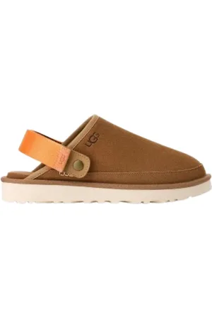 UGG Schoenen, Heren, Bruin, 40 EU, Suède, Bruine Goldencoast Clog II Schoenen