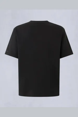 Moose Knuckles Tops, Heren, Zwart, L, Zwarte Pine Avenue Tee