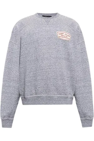 Dsquared2 Sweatshirts & Hoodies, Heren, Grijs, S, Katoen, Katoenen sweatshirt met ronde hals