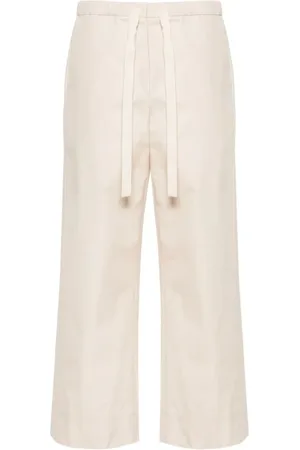 Max Mara Broeken, Dames, , 3Xs, Katoen, Stijlvolle Broeken voor een Chic Uiterlijk