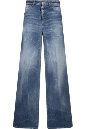 Dsquared2 Jeans, Dames, Blauw, 4Xs, Blauwe Traveller Jeans voor Vrouwen