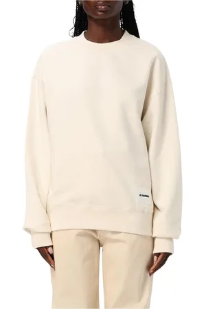 Jil Sander Sweatshirts & Hoodies, Dames, Geel, L, Gele Crewneck Sweatshirt