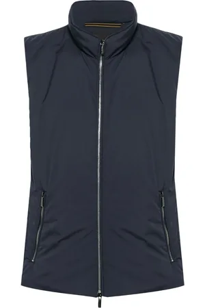 MOORER Jassen, Heren, Blauw, L, Blauwe Winterjassen