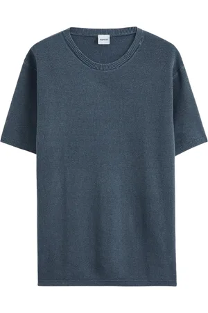 Aspesi Tops, Heren, Blauw, M, Blauwe T-shirts en Polos