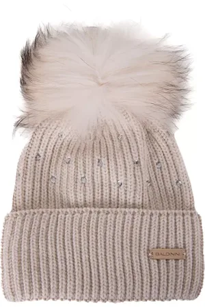 BALDININI Accessoires, Dames, , ONE Size, Winter Kristal Crème Beanie