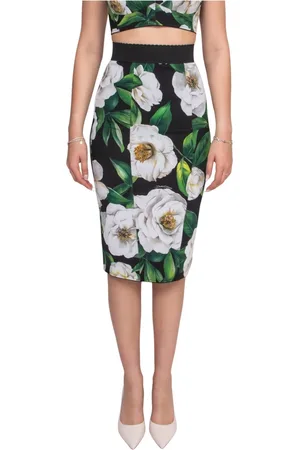 Dolce & Gabbana Rokken, Dames, Veelkleurig, S, Gardenia Dames Rok