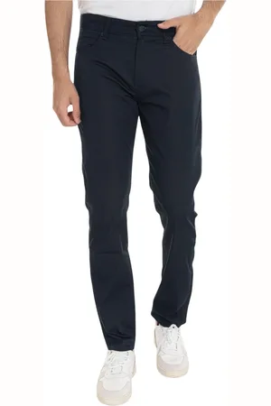 HUGO BOSS Broeken, Heren, Blauw, W30, Katoen, 5-pocket broek met stretch