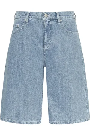 Moss Copenhagen Korte broeken, Dames, Blauw, S, Denim, Denim Bermuda Shorts Elida Model