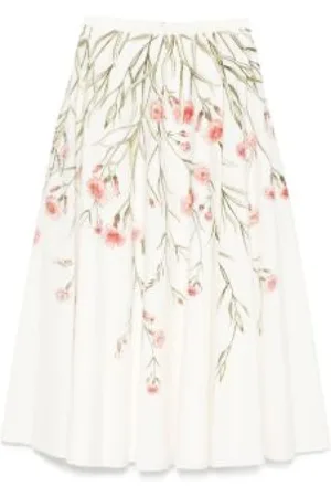 Giambattista Valli Rokken, Dames, , S, Gedrukte Uitlopende Rok in