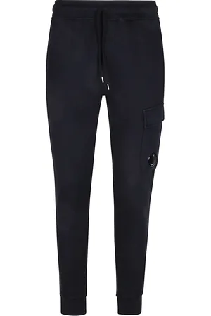 C.P. Company Broeken, Heren, Blauw, M, Fleece Cargo Sweatpant